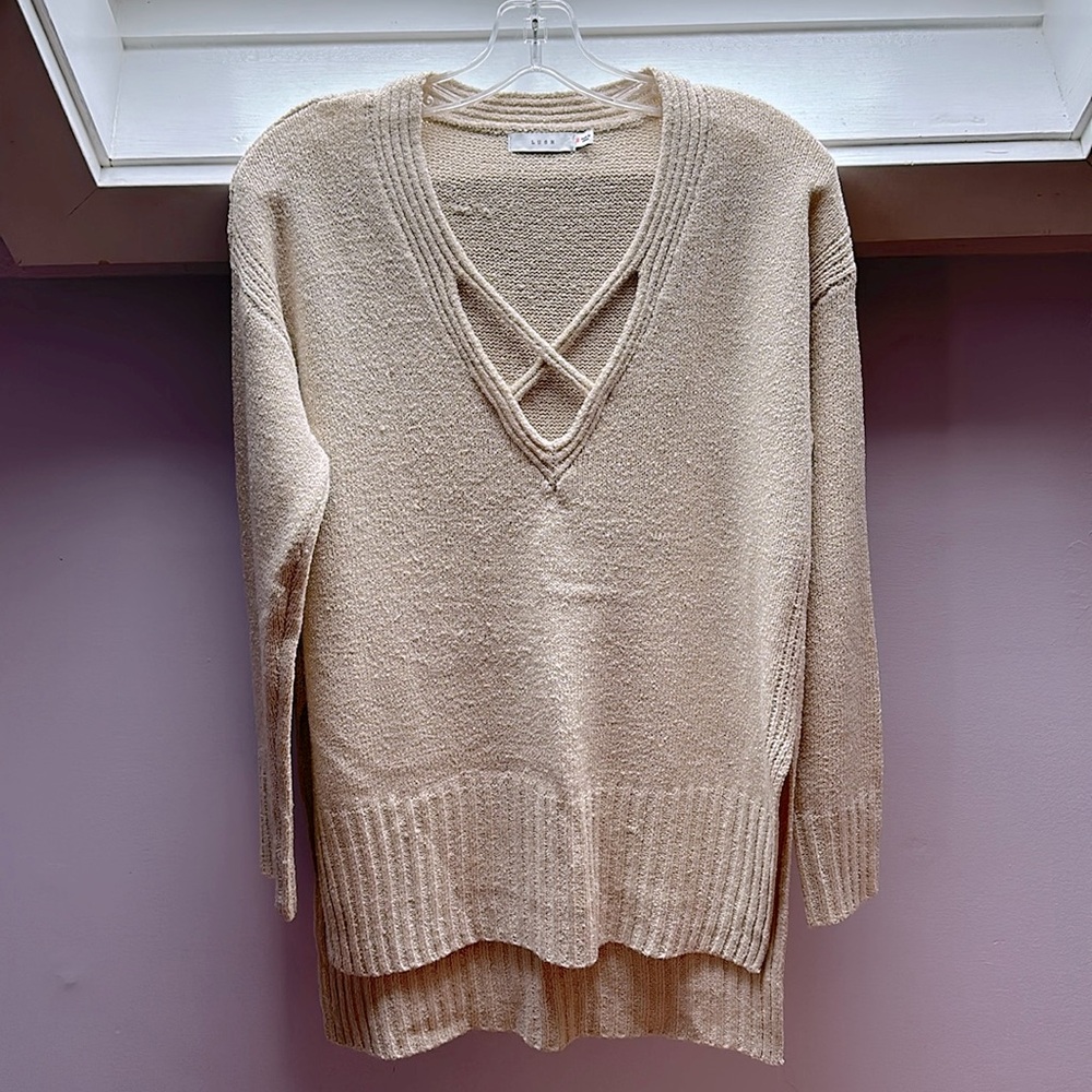 LUSH tunic sweater